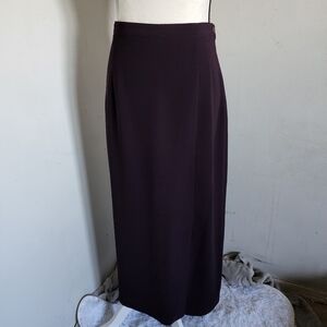 Modern Elements Dark Purple Jewel Tone Maxi Skirt
